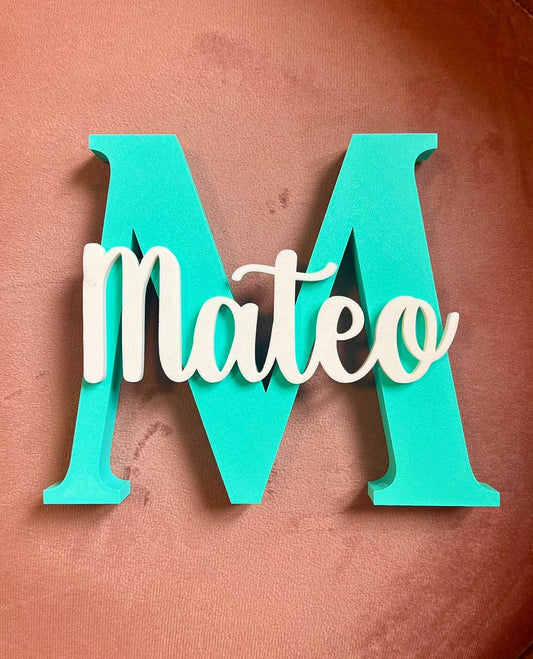 Letra 3D Personalizada